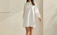 Able - Balloon Contrast Dress