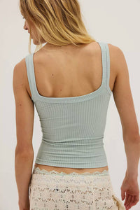 Free People - Clean Slate Henley Tank Top