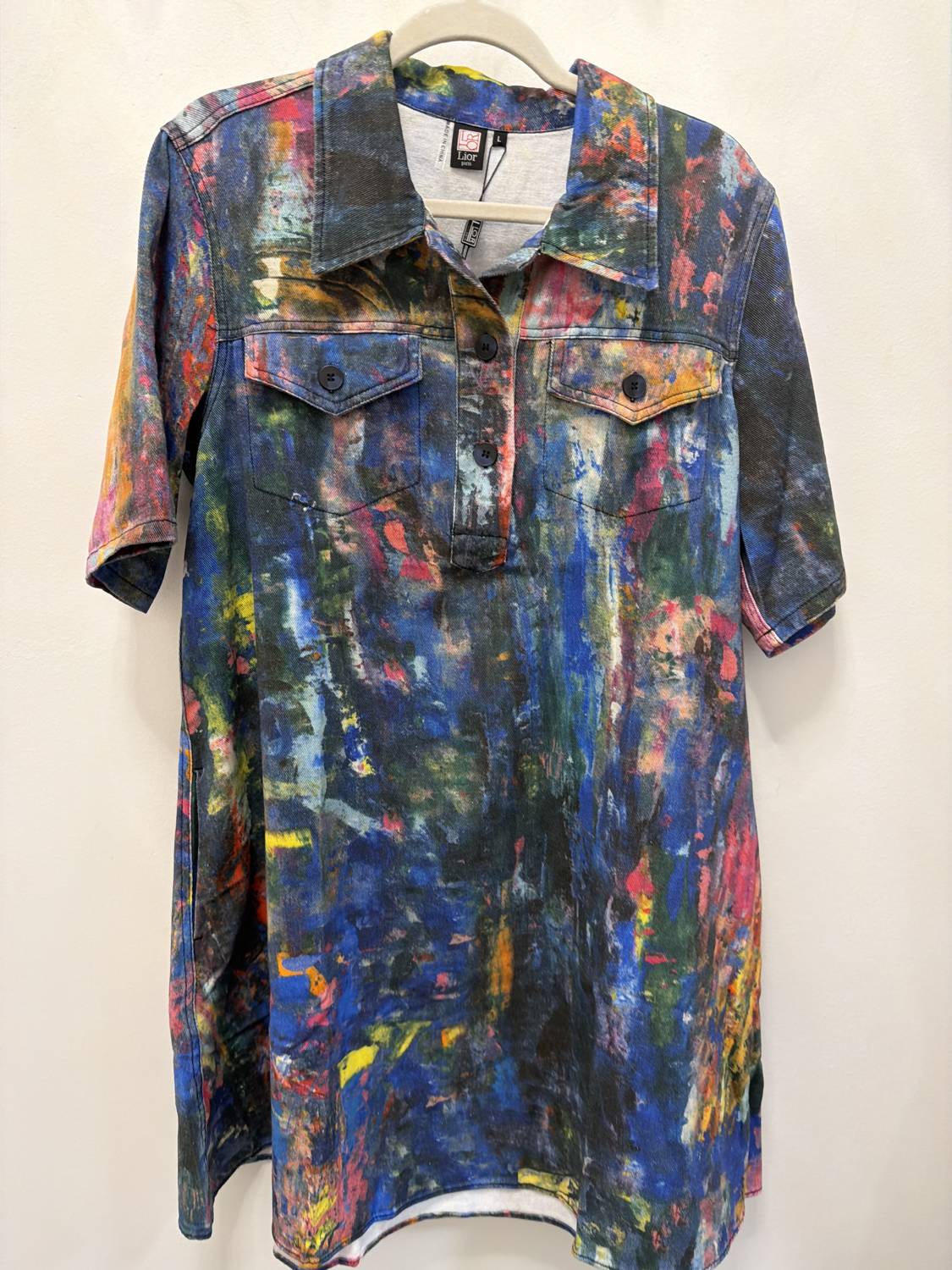 Lior - Women's Kent Collared A-line Dress