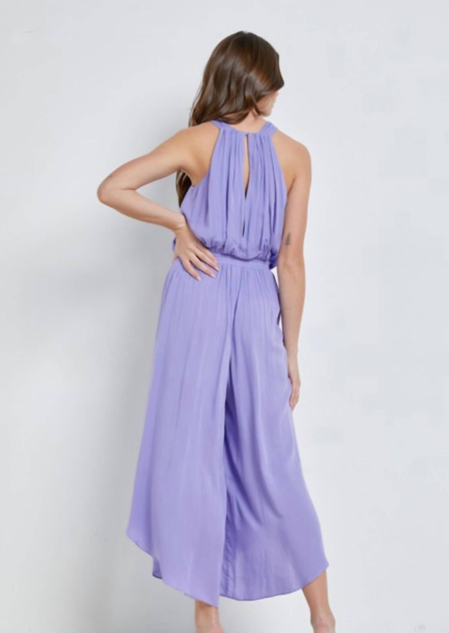 Mustard Seed - Ring Waist Tie Wrap Jumpsuit