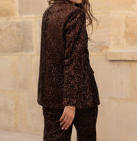 Attentif - Straight Cut Sequin Blazer