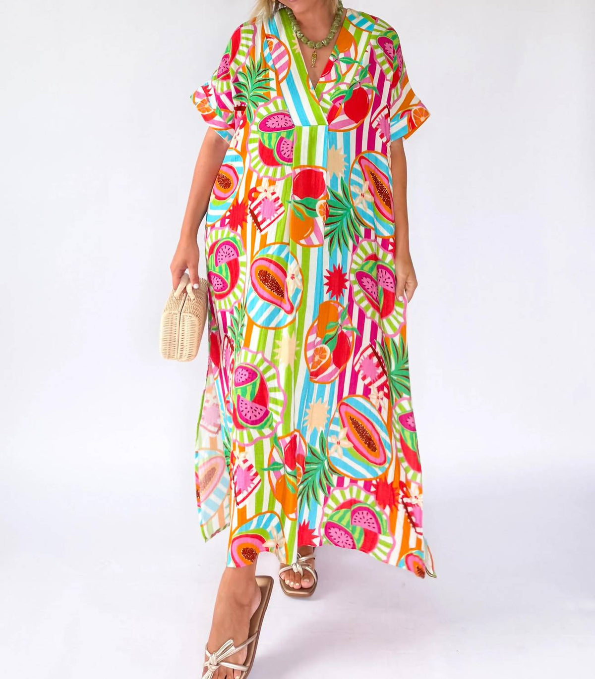 Karlie - Gauze Maxi Dress