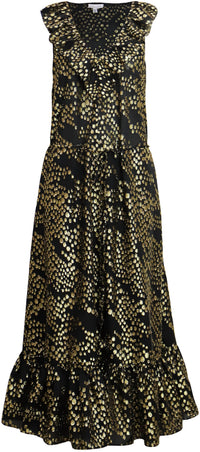 Lucy Paris - Lacey Ruffle Maxi Dress