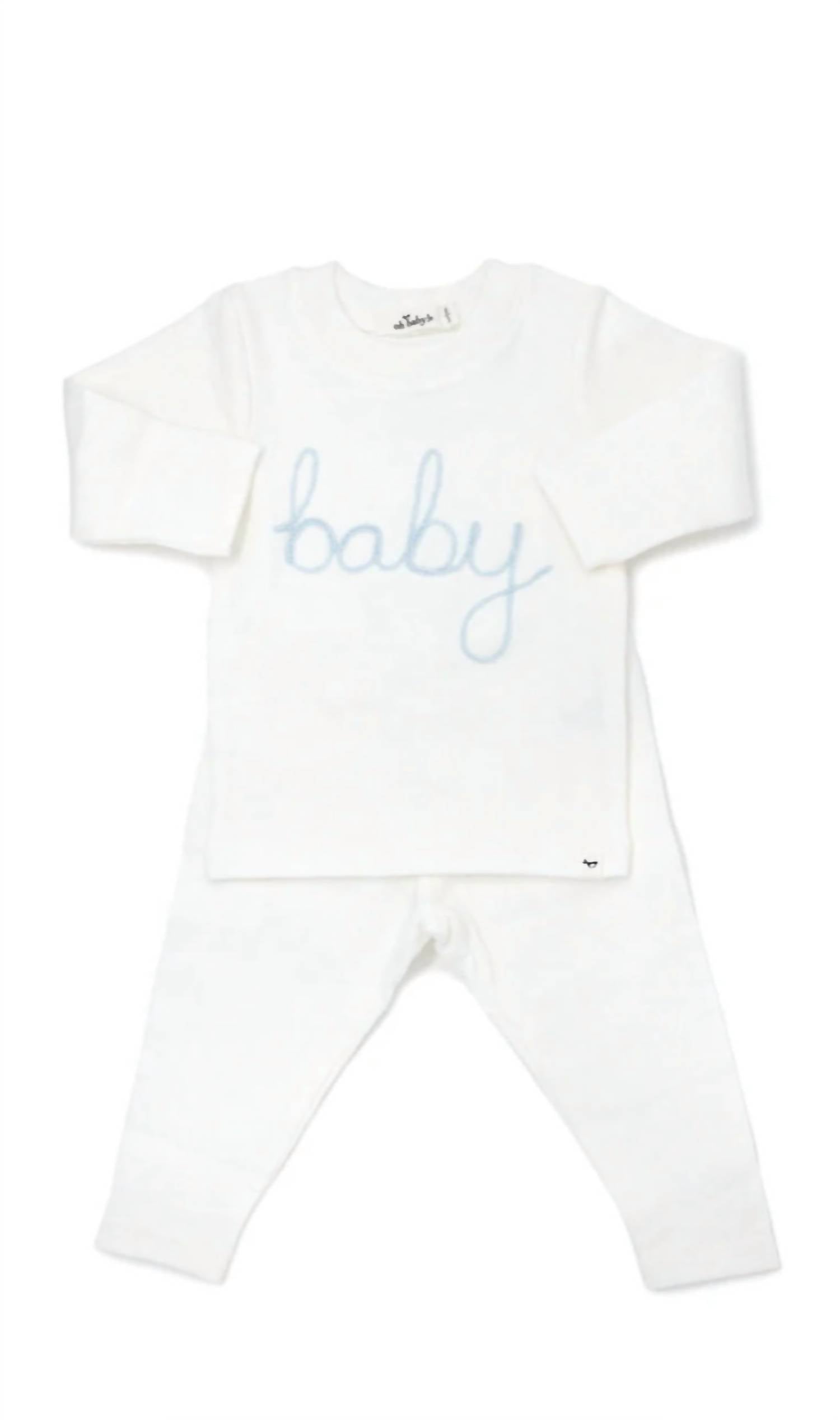 Oh Baby! - Boy's Sky Blue Set