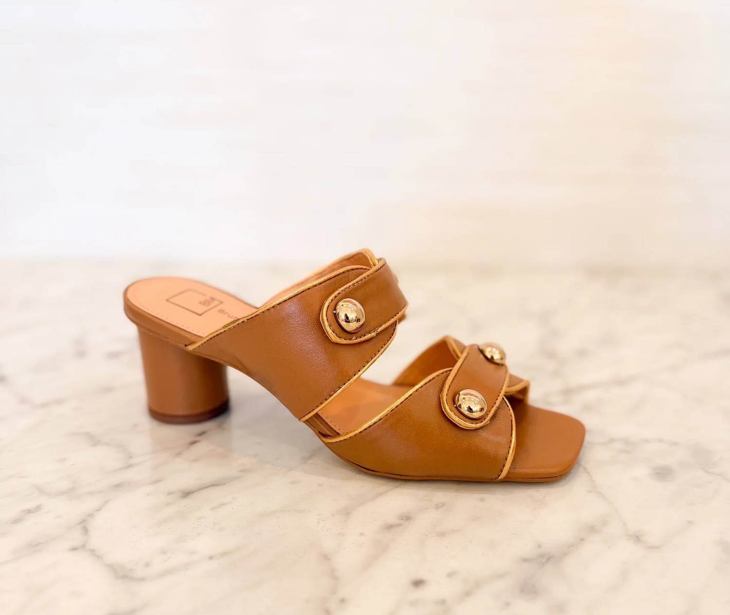 Carrano - Women's Bruno Menegatti Willow Tan Slide Sandal