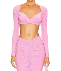 Norma Kamali - Cropped Sweetheart Top