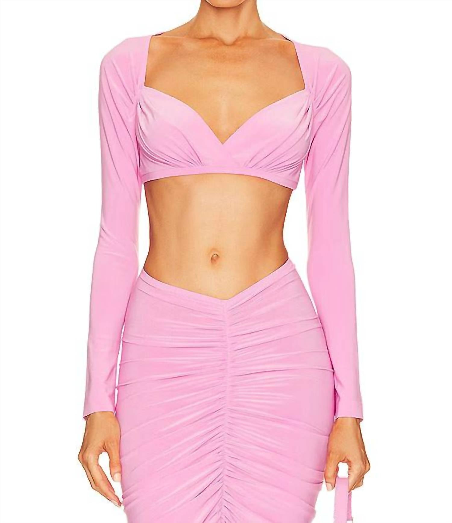 Norma Kamali - Cropped Sweetheart Top