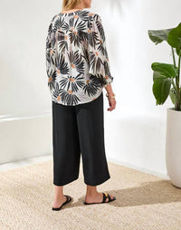 Tribal - Flowy Dolman Sleeve Blouse