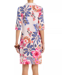 Johnny Was - Janie Favorite Elbow Sleeve Dolman Polo Shirt Dress
