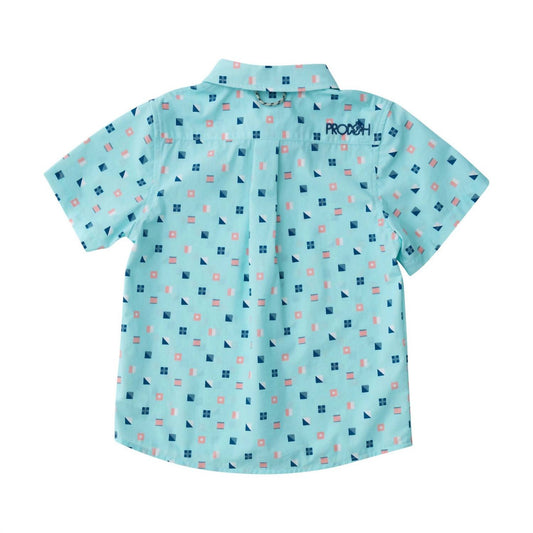 Prodoh - Boy's Short Sleeve Nautical Flag Shirt