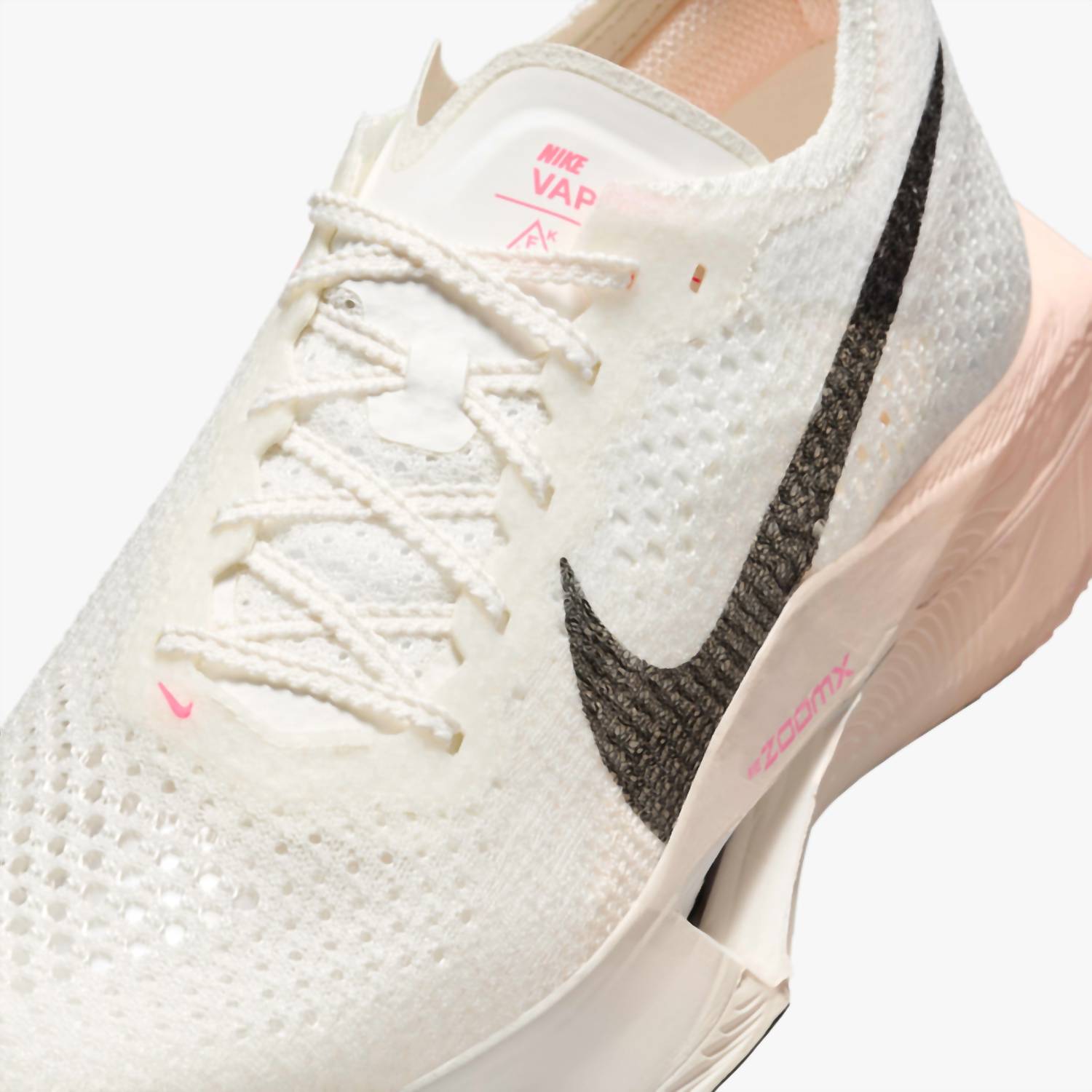 NIKE Women's Vaporfly 3 Road Racing Shoes in sail crimson tint guava - women's shoe - view 6