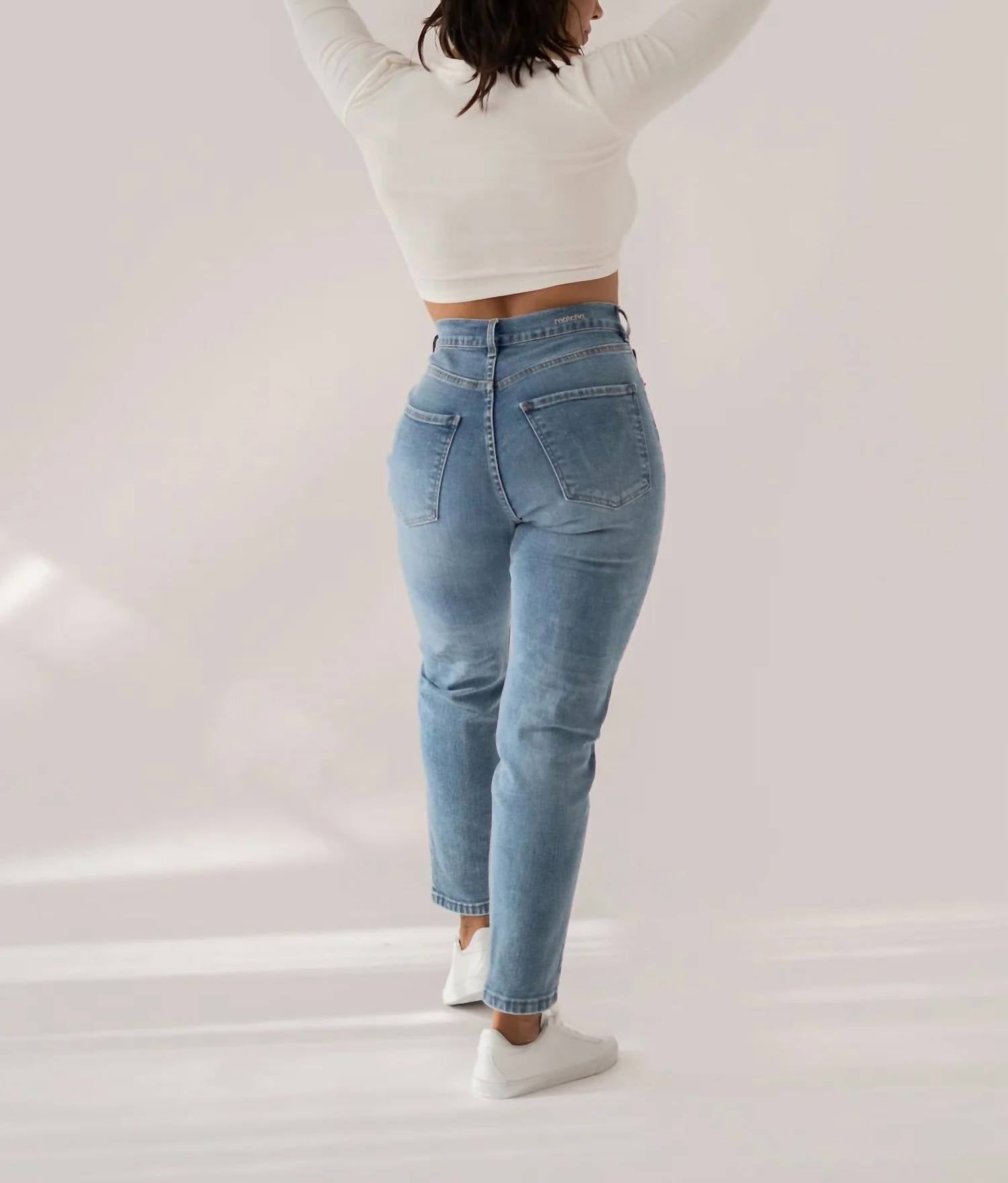 Matcha Jeans - Mom High Rise Jeans