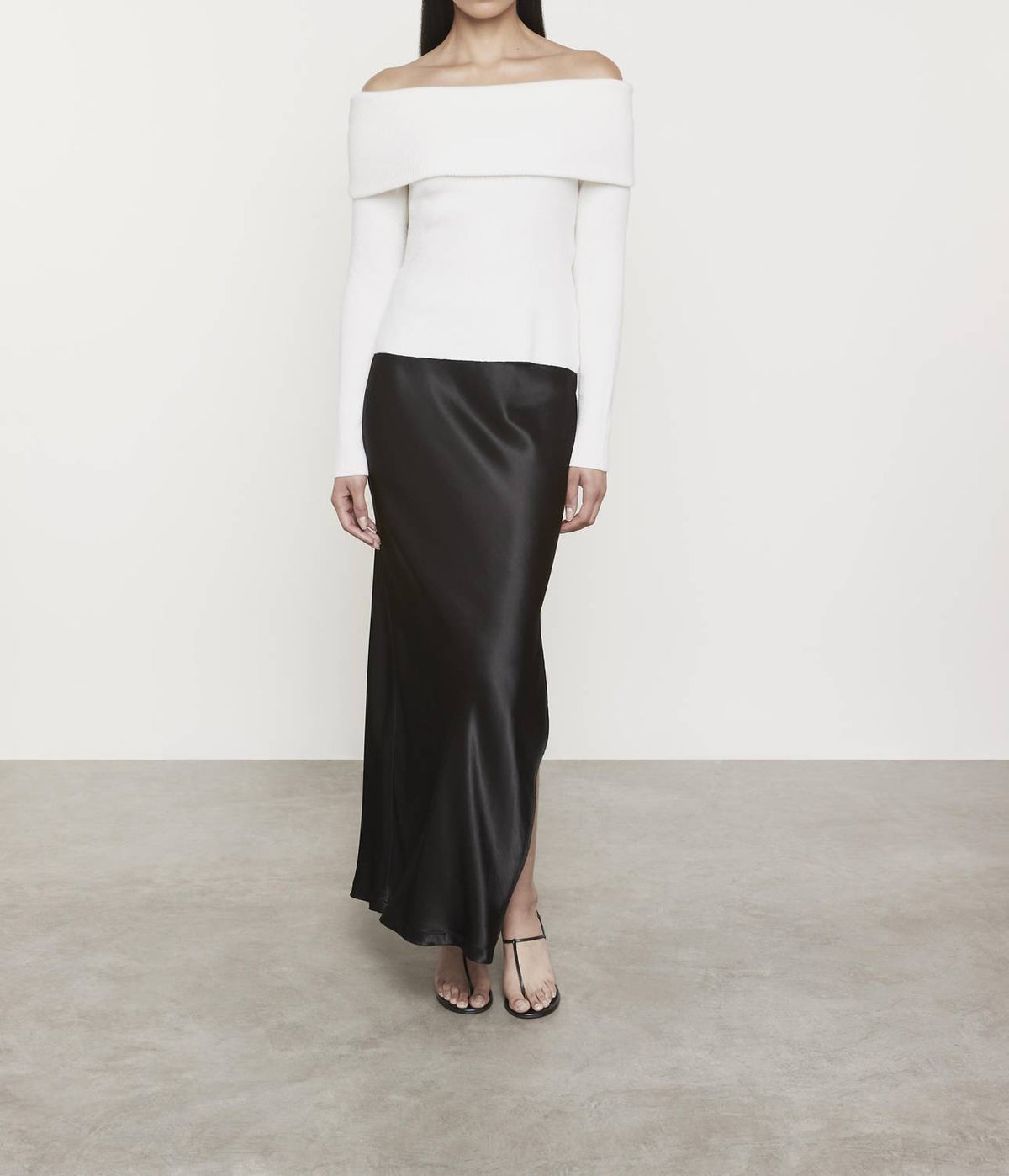 Enza Costa - SATIN BIAS CUT SKIRT