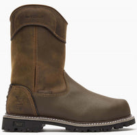 Georgia Boot Men's Brute Met Guard Composite Toe Waterproof Pull-On Boot in brown - men's boots