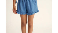 Cozmo - Girl's Twill Denim Shorts Set