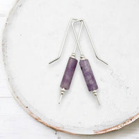 Bijou By Sam - Women's Long Bar Threaders Earrings