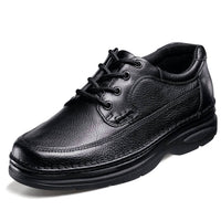 Nunn Bush Men's Cameron Shoe in black tumble - men's shoe - detail view