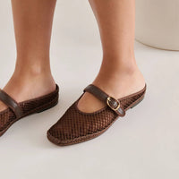 Dolce Vita - Women's Milie Mesh Mary Jane Woven Flats