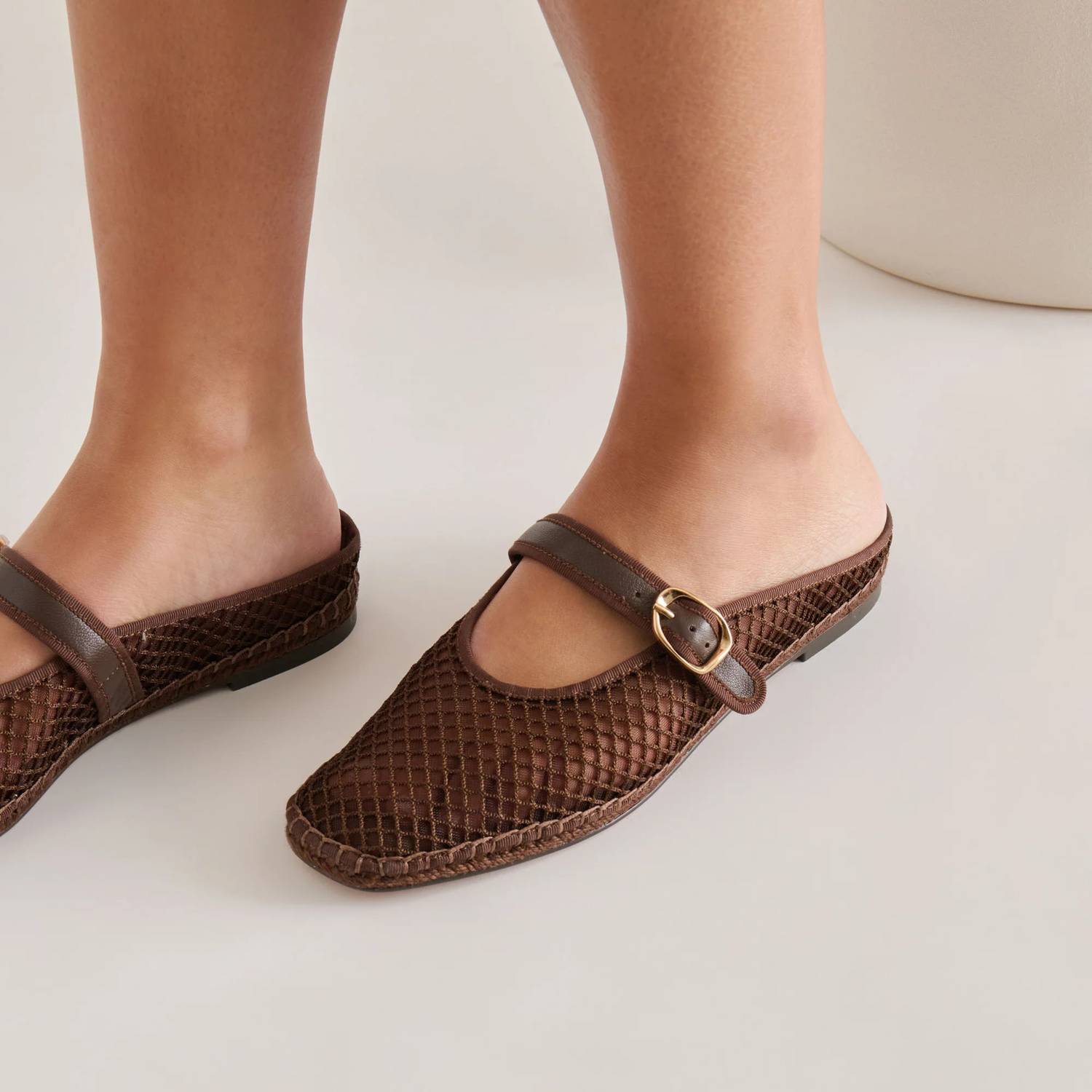 Dolce Vita - Women's Milie Mesh Mary Jane Woven Flats