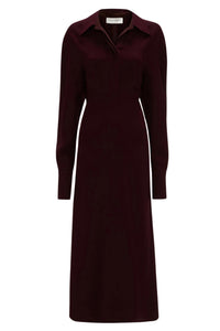 Victoria Beckham - Polo Collar Midi Dress