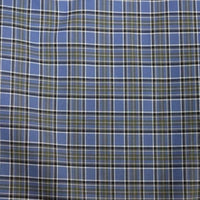 F/X Fusion Men's Long Sleeve Multi Check Top in blue - men's long sleeve top - detail view