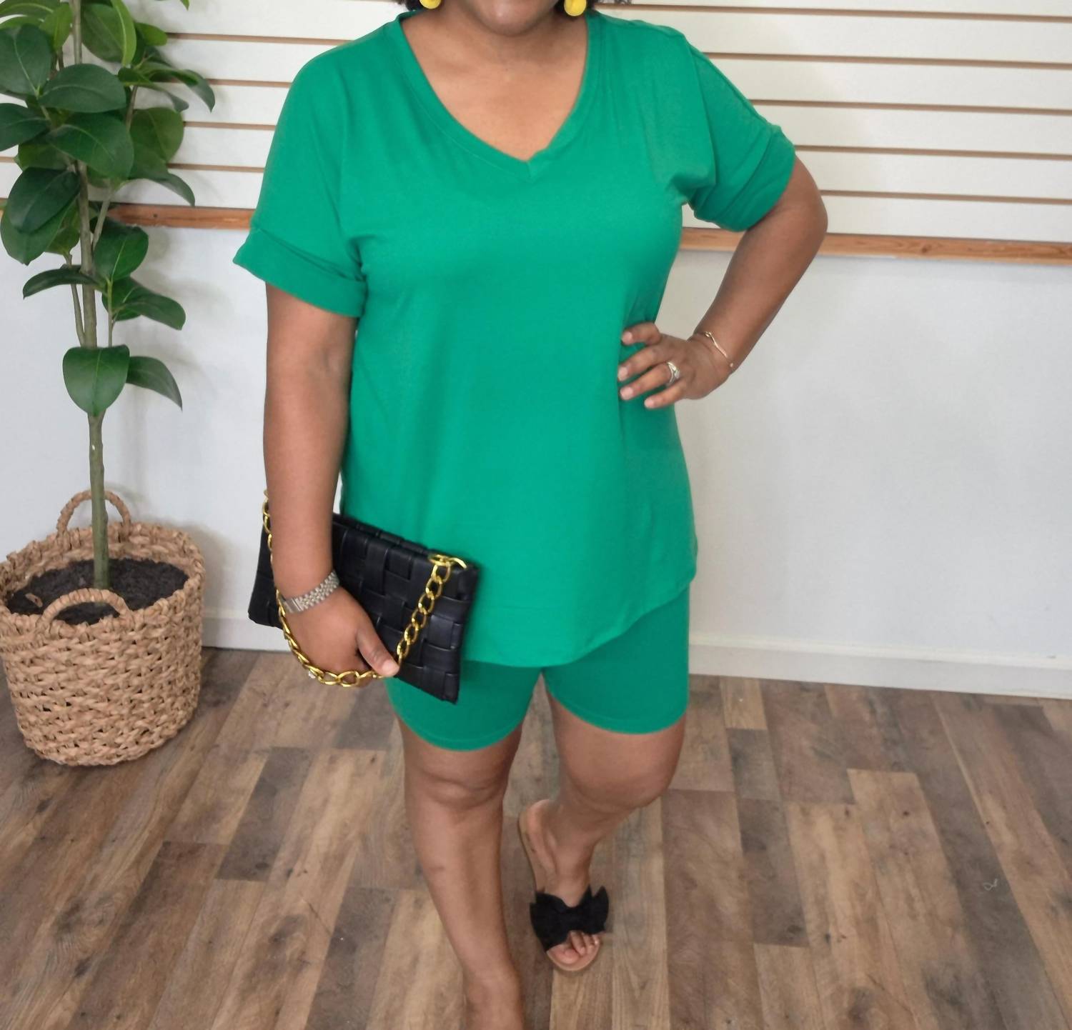 Zenana - Microfiber Biker Short Sets