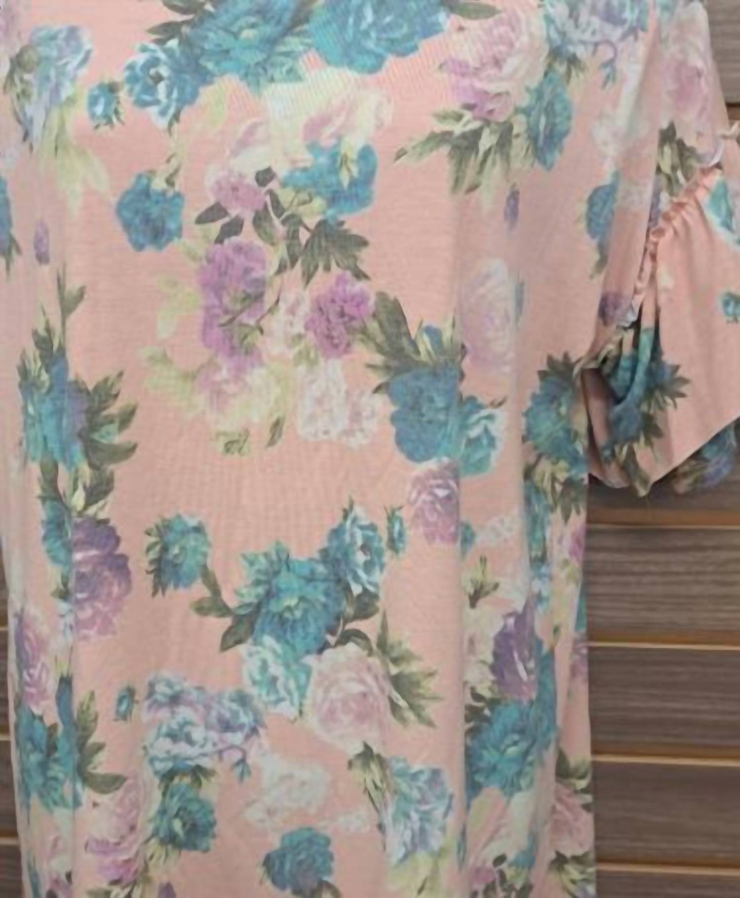 Mts - Women's Floral Tiered Ruffle Sleeve