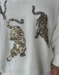 Voy - Distressed Tiger Sweater