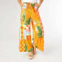 Coco + Carmen - Torenia Printed Flowy Wide Leg Pants
