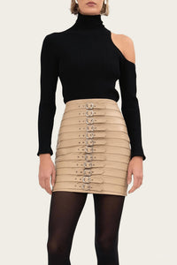 Nonchalant Label - High Waisted Elin Buckle Skirt