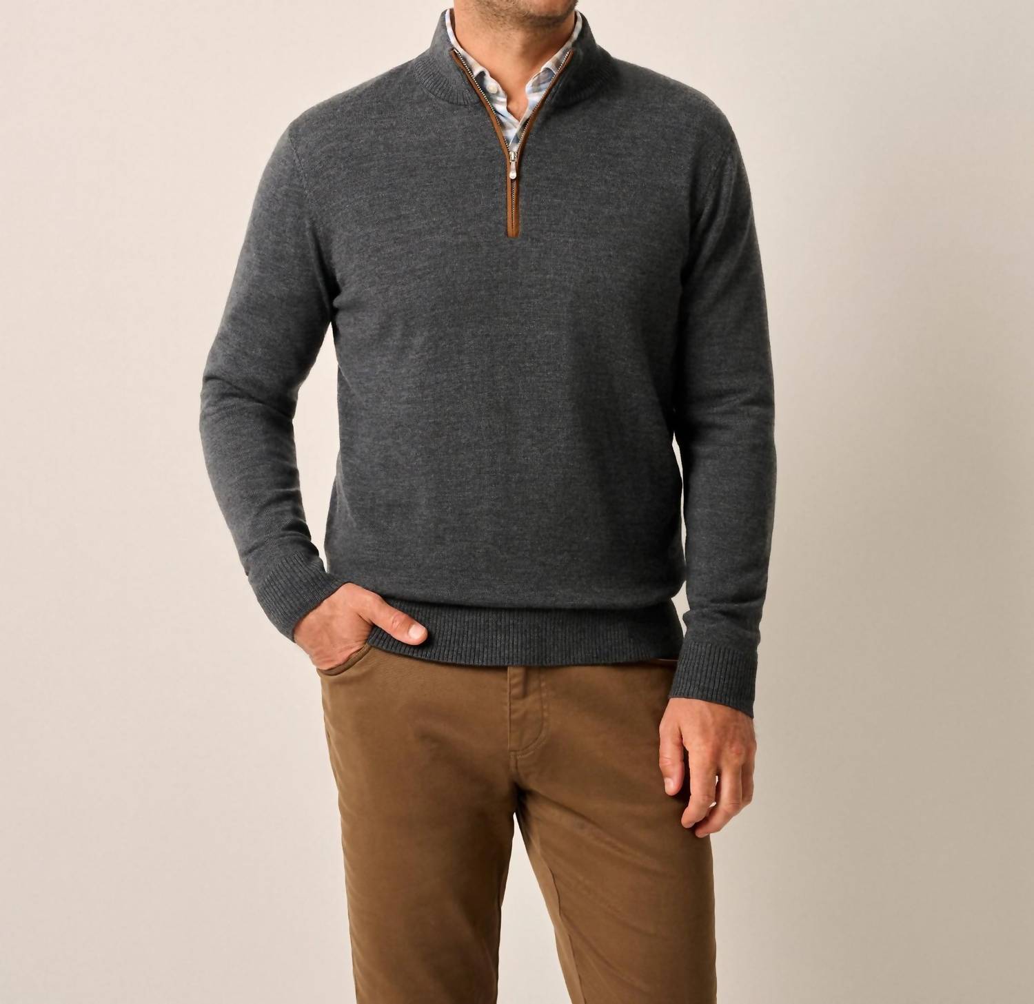 Johnnie-O - Raynor Merino Quarter Zip Sweater