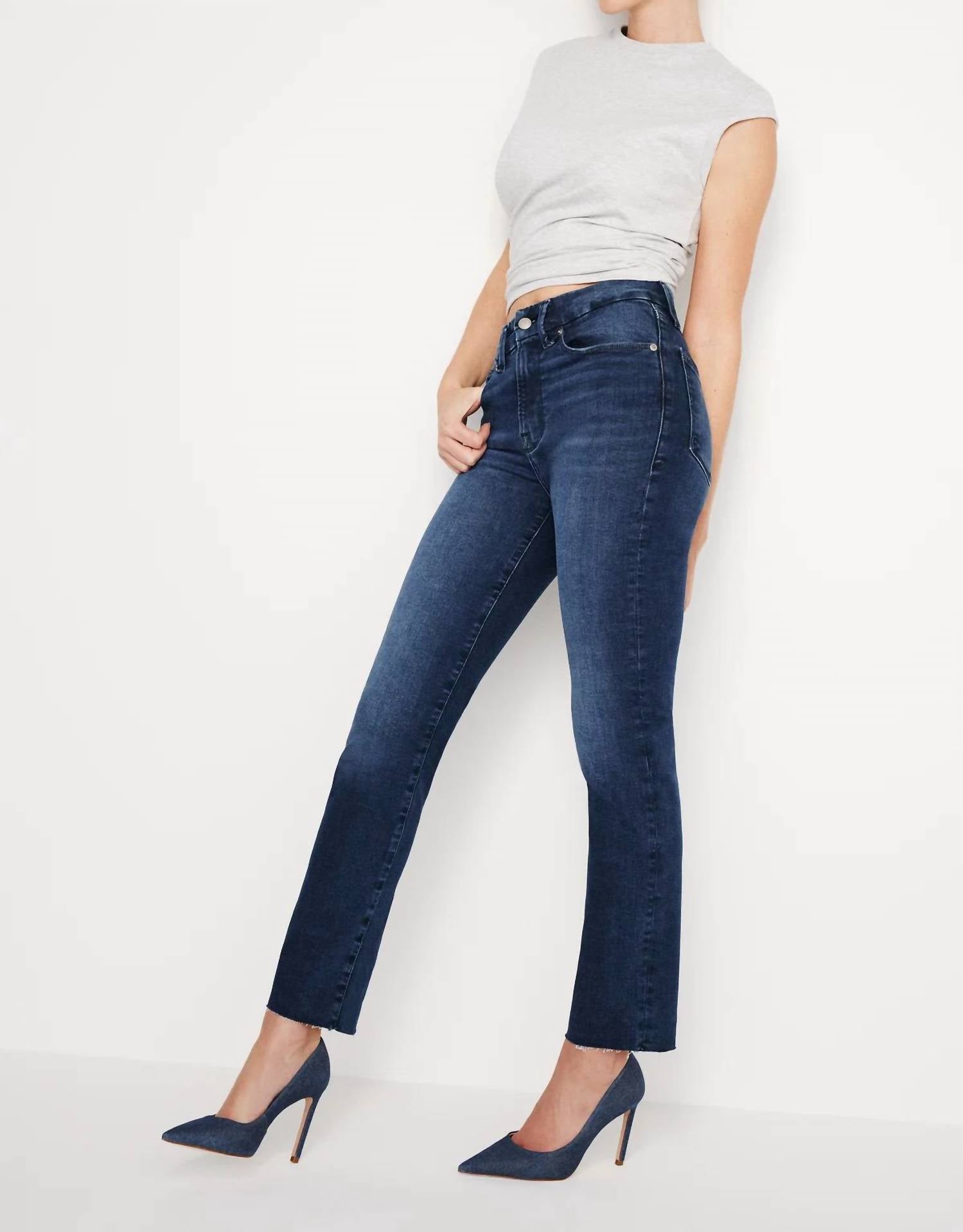 Good American - Good Classic Slim Straight Leg Jean