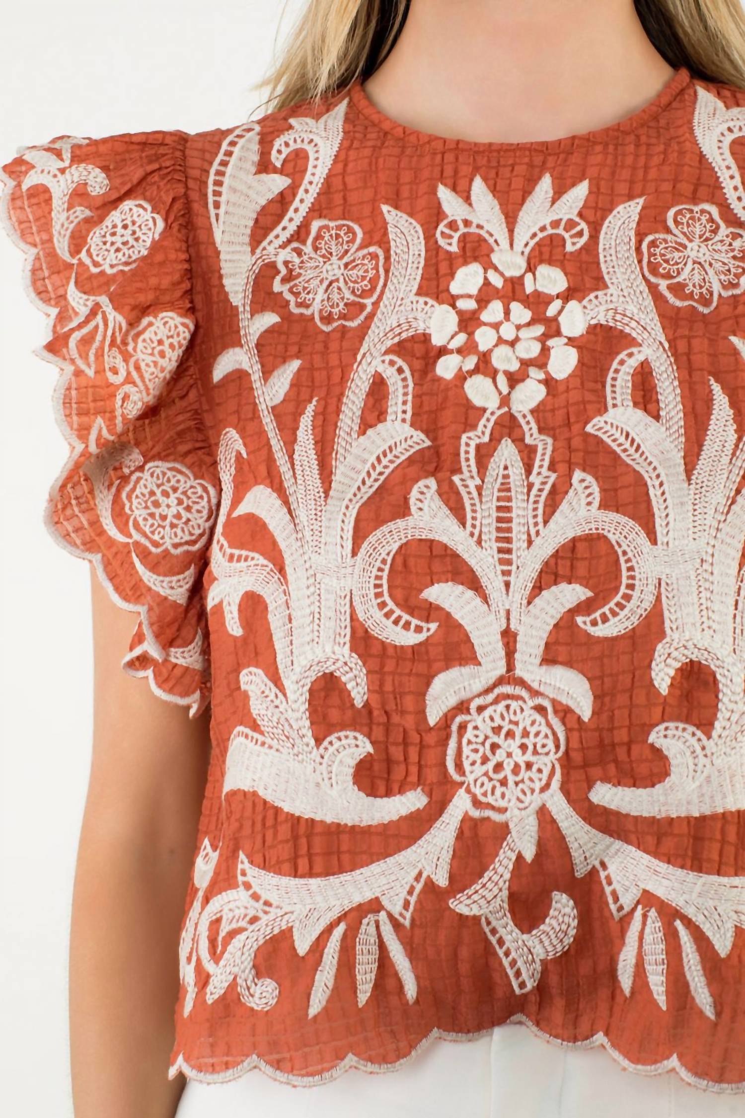 Thml - Marcia Flutter Sleeve Top
