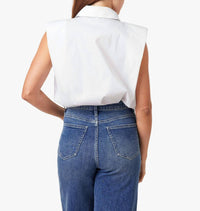 Habitual - Sleeveless Shoulder Pad Shirt