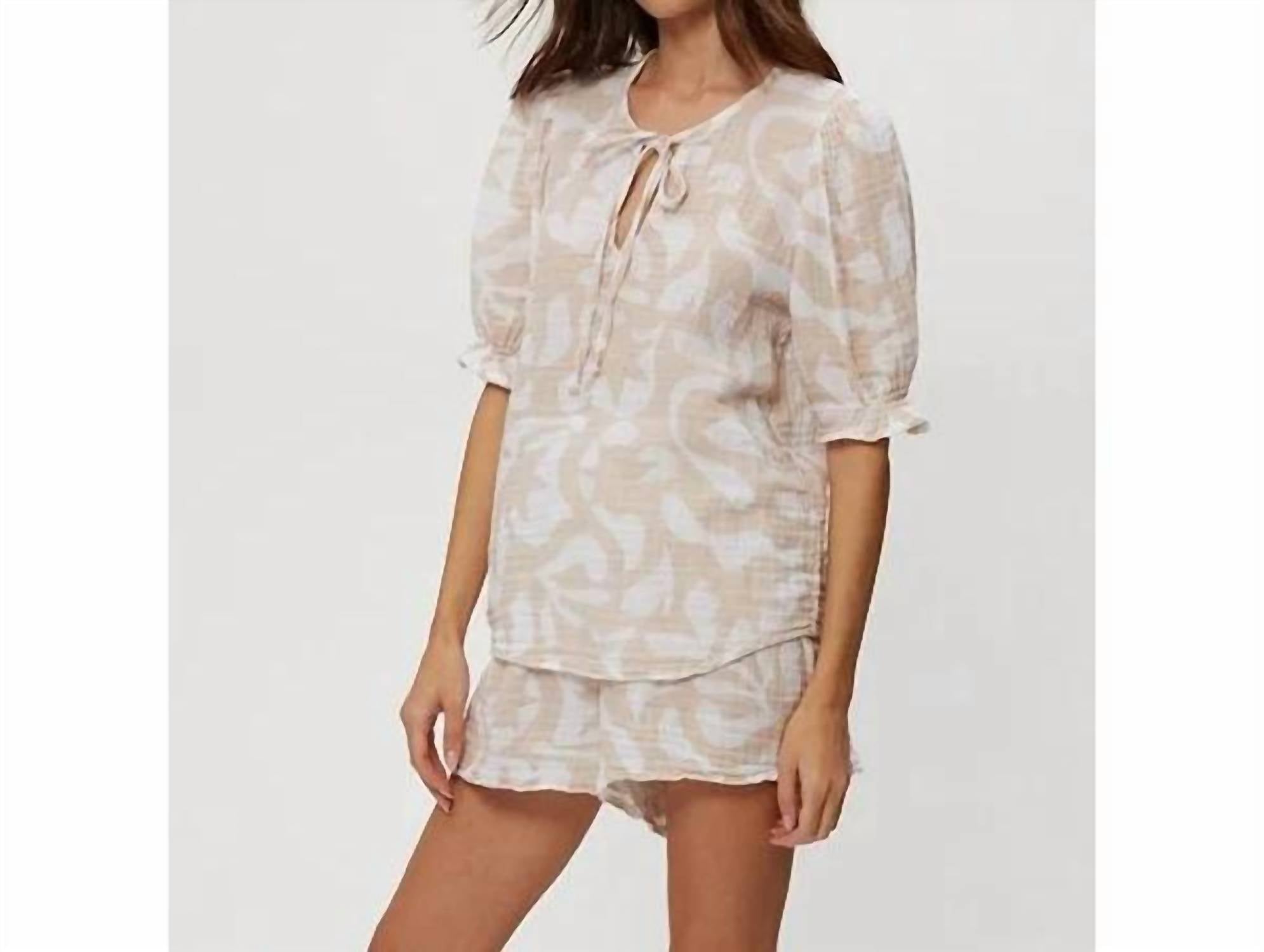 Michael Stars - Genevieve Printed Top