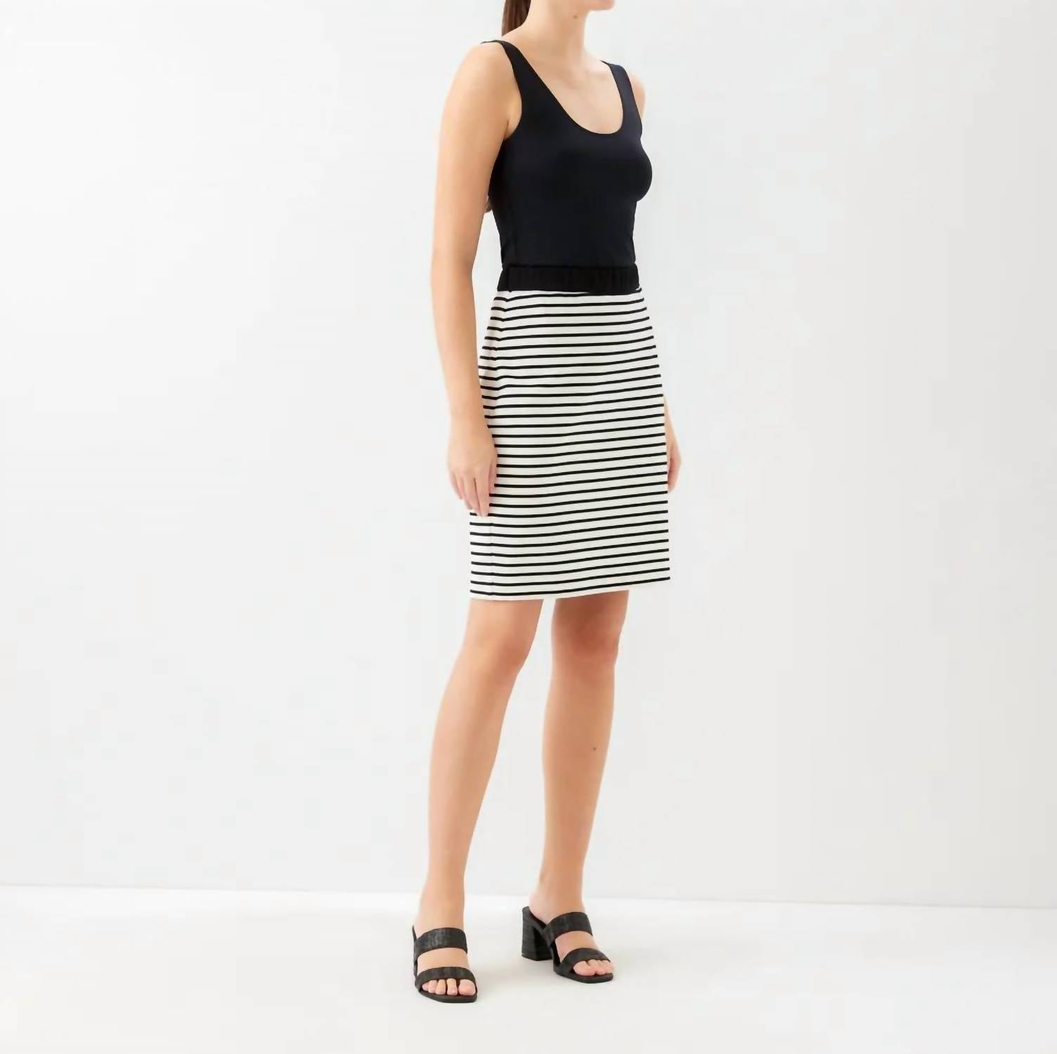 Karen Kane - Stripe Short Skirt