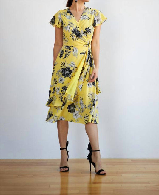 Floral Wrap Dress