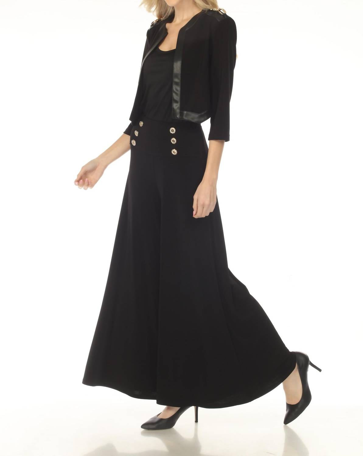 Joseph Ribkoff - High Waist Flared Sailor Pants