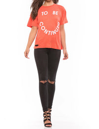Wildfox - To Be Continued Destroyed Sonic Tee