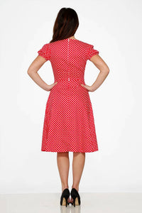 Orchid Bloom - Dolly Dotty Swing Dress