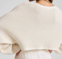 Beyond Yoga - Ready For Barre Cropped Sweater