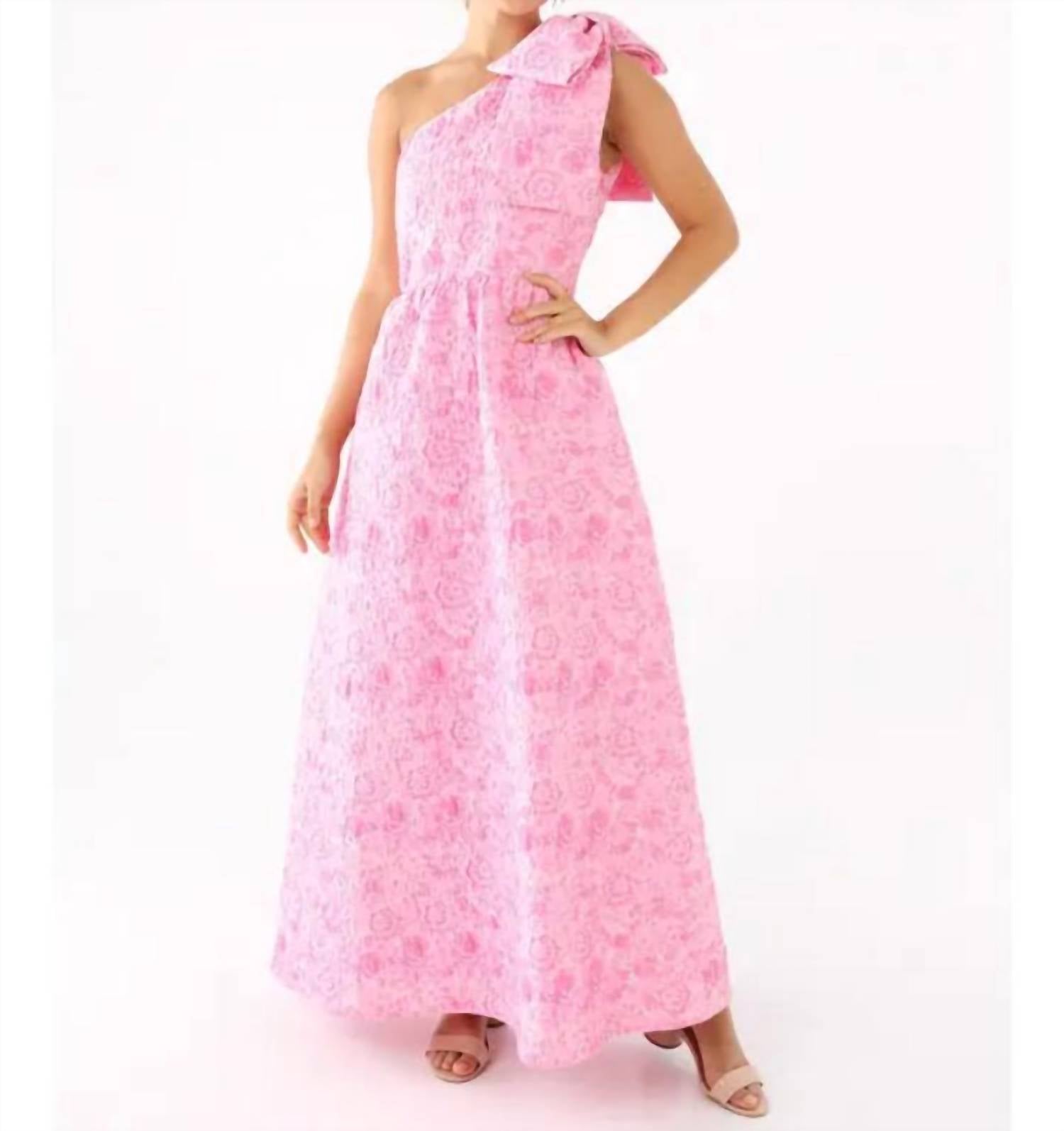 Abbey Glass - Brooke One-shoulder Gown