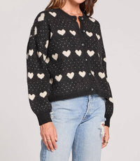 saltwater LUXE Jossie Sweater in black - women's sweater