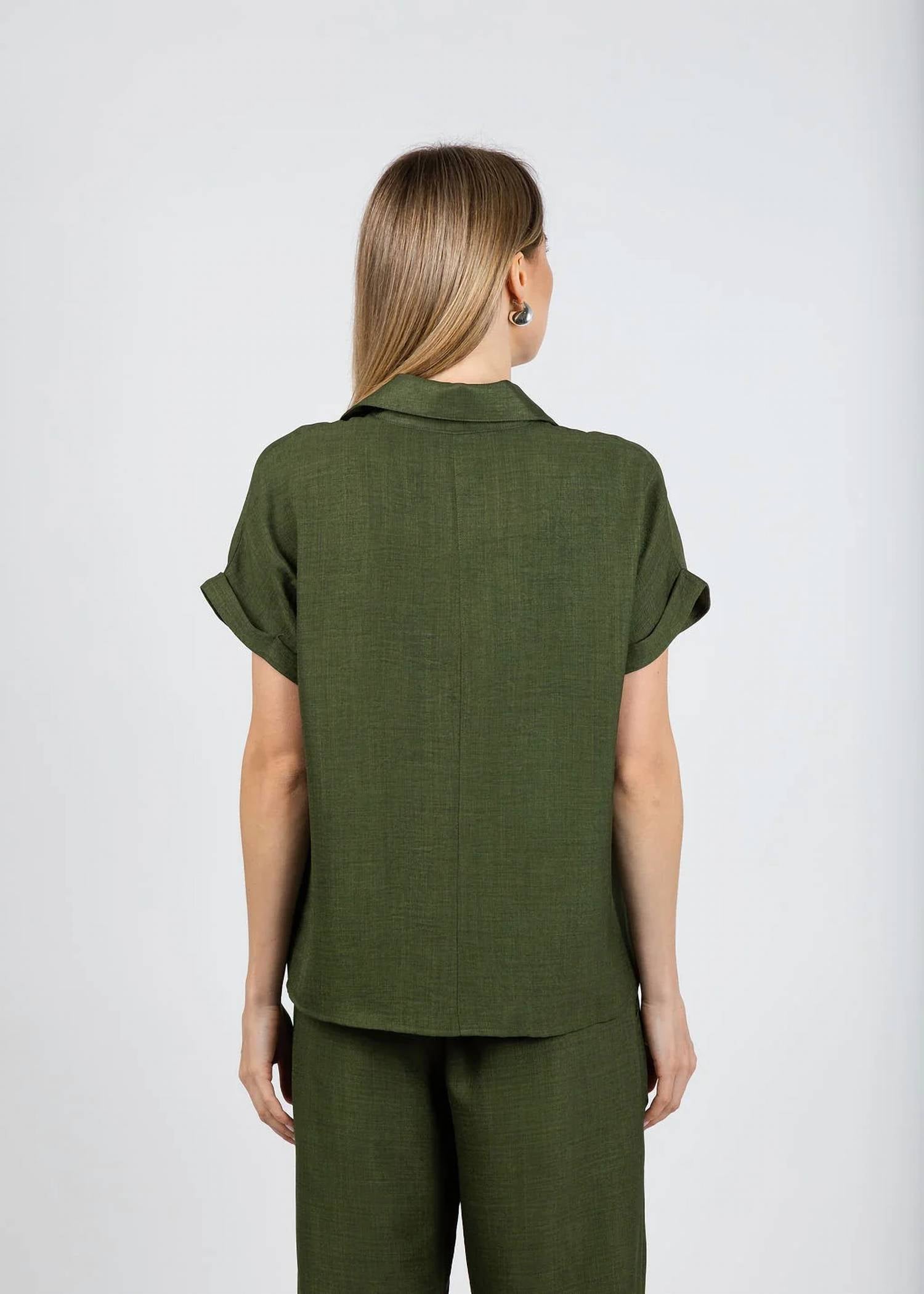 Nally & Millie - Ariel Short Cuffed Sleeves Polo
