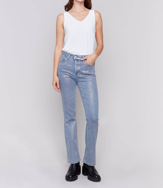 Charlie B - Shimmer Bootcut Leg Pants