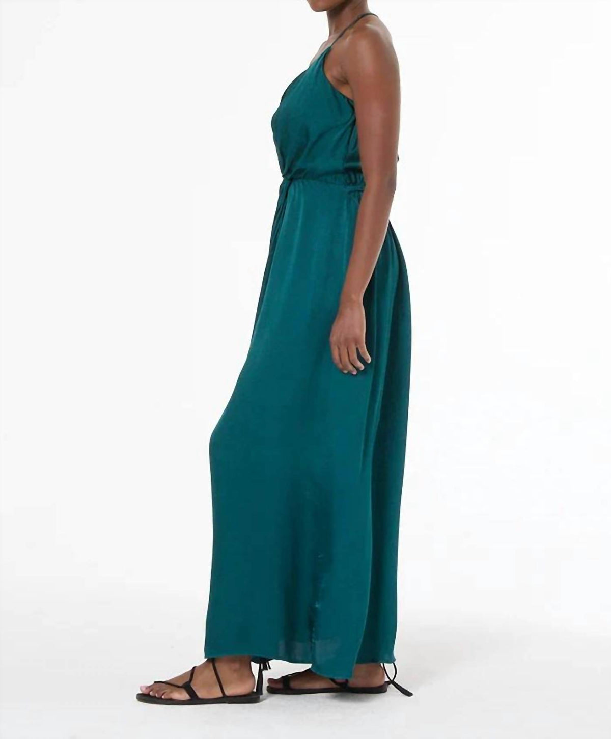 Young Fabulous & Broke - Shayna Hammered Satin Maxi Dress