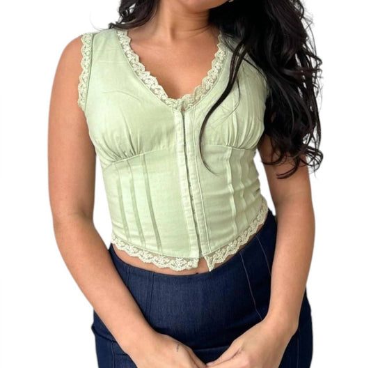 Bailey Rose - Avery Lace Crop Top