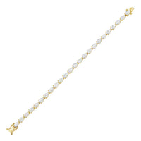 Diana M Jewels - Women's Pear Lab-Grown Diamond Jewelry Bracelet (48.00 Ct) - Signature