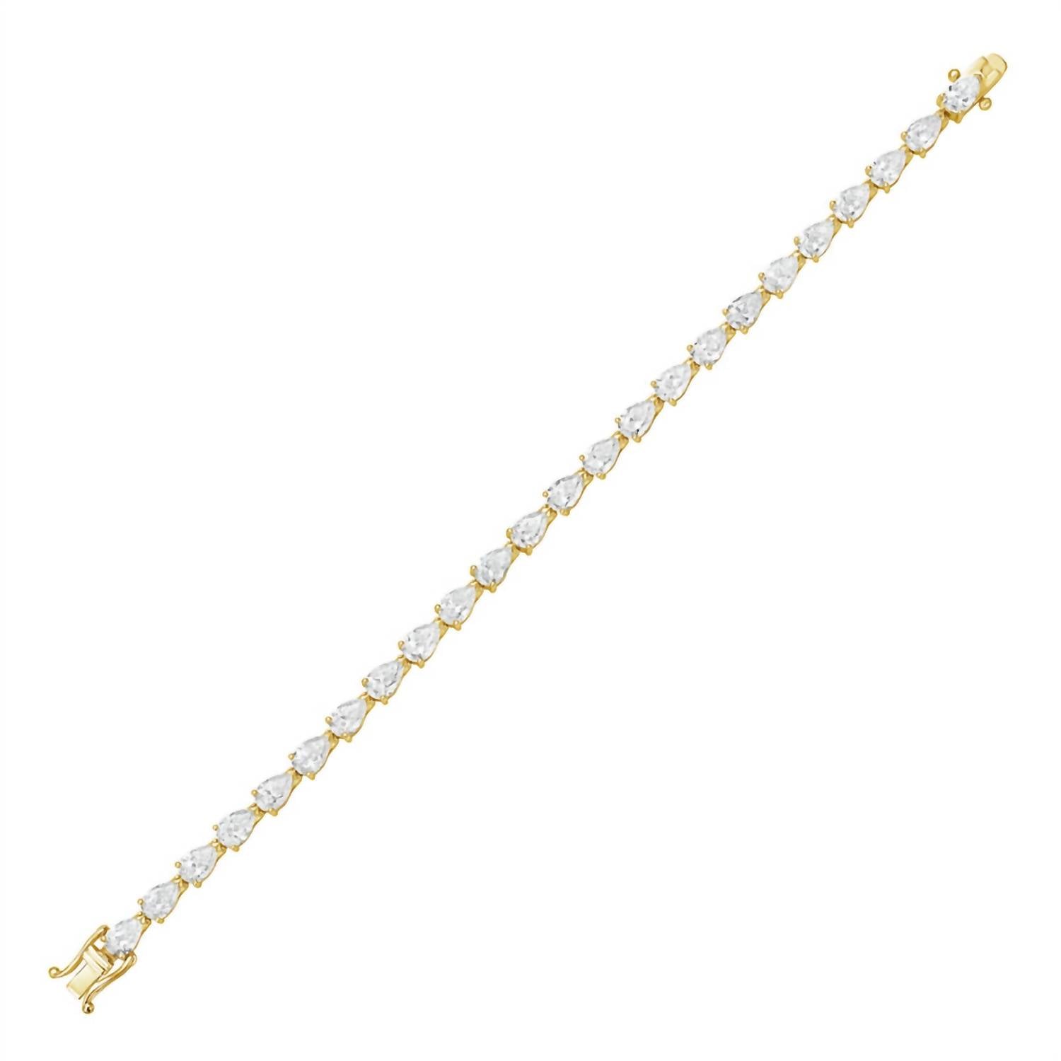 Diana M Jewels - Women's Pear Lab-Grown Diamond Jewelry Bracelet (48.00 Ct) - Signature