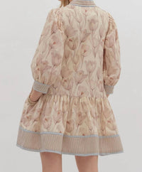 Entro - Fall Floral Shirt Dress